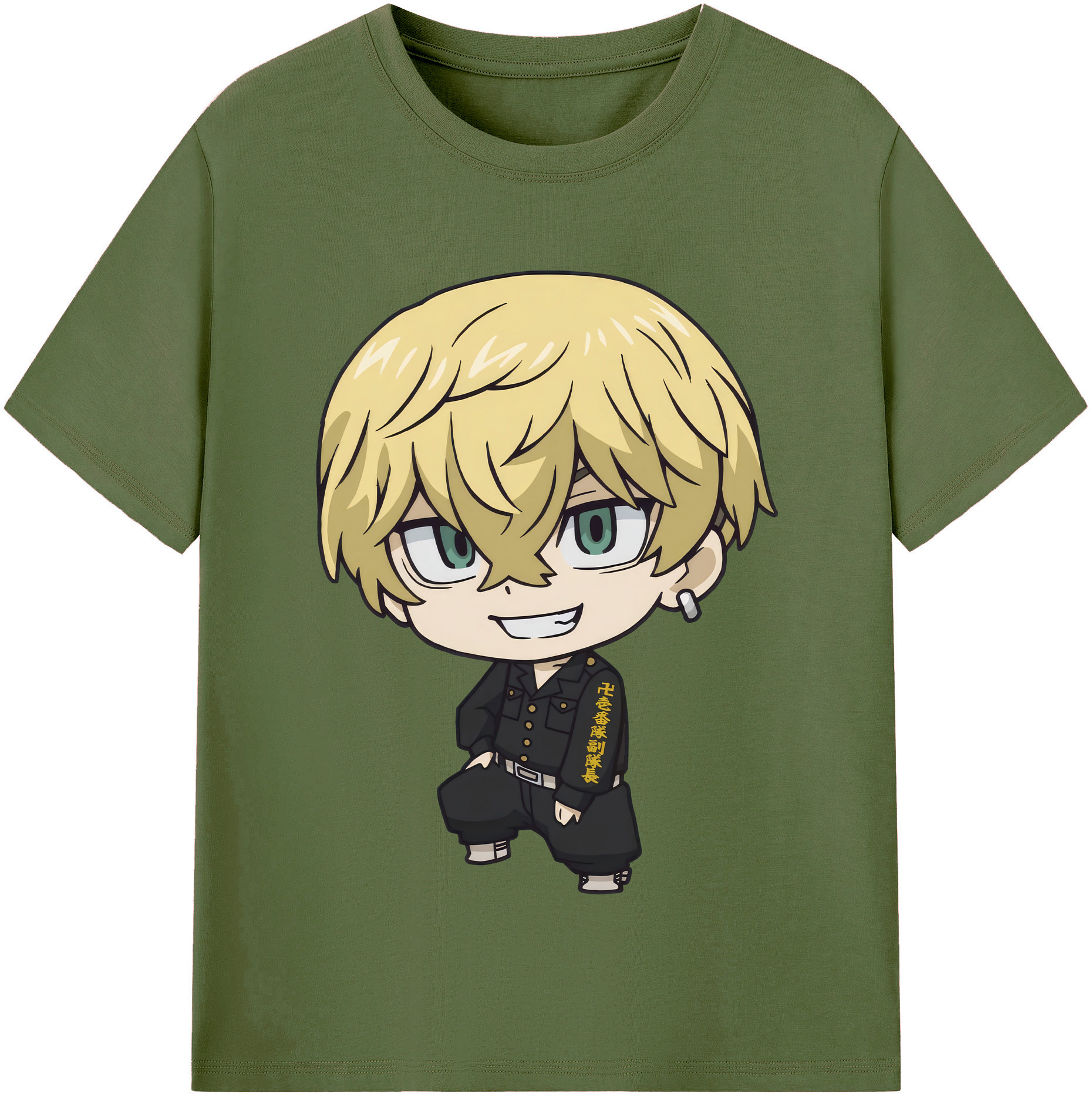 （画像用） 東京リベンジャーズ Tokyo Revengers 綿100％半袖Tシャツ（フロントプリント）